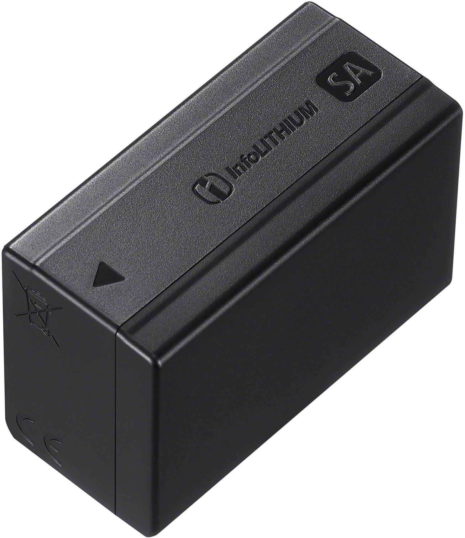 Angle. Sony - Sony NPSA100 | SA-type high capacity rechargeable battery pack - Black.
