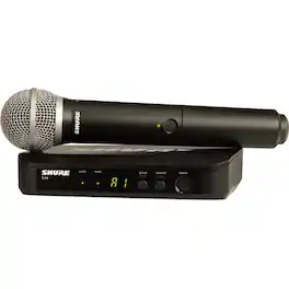Shure - Handheld Wireless System - 512 MHz to 542 MHz Operating Frequency