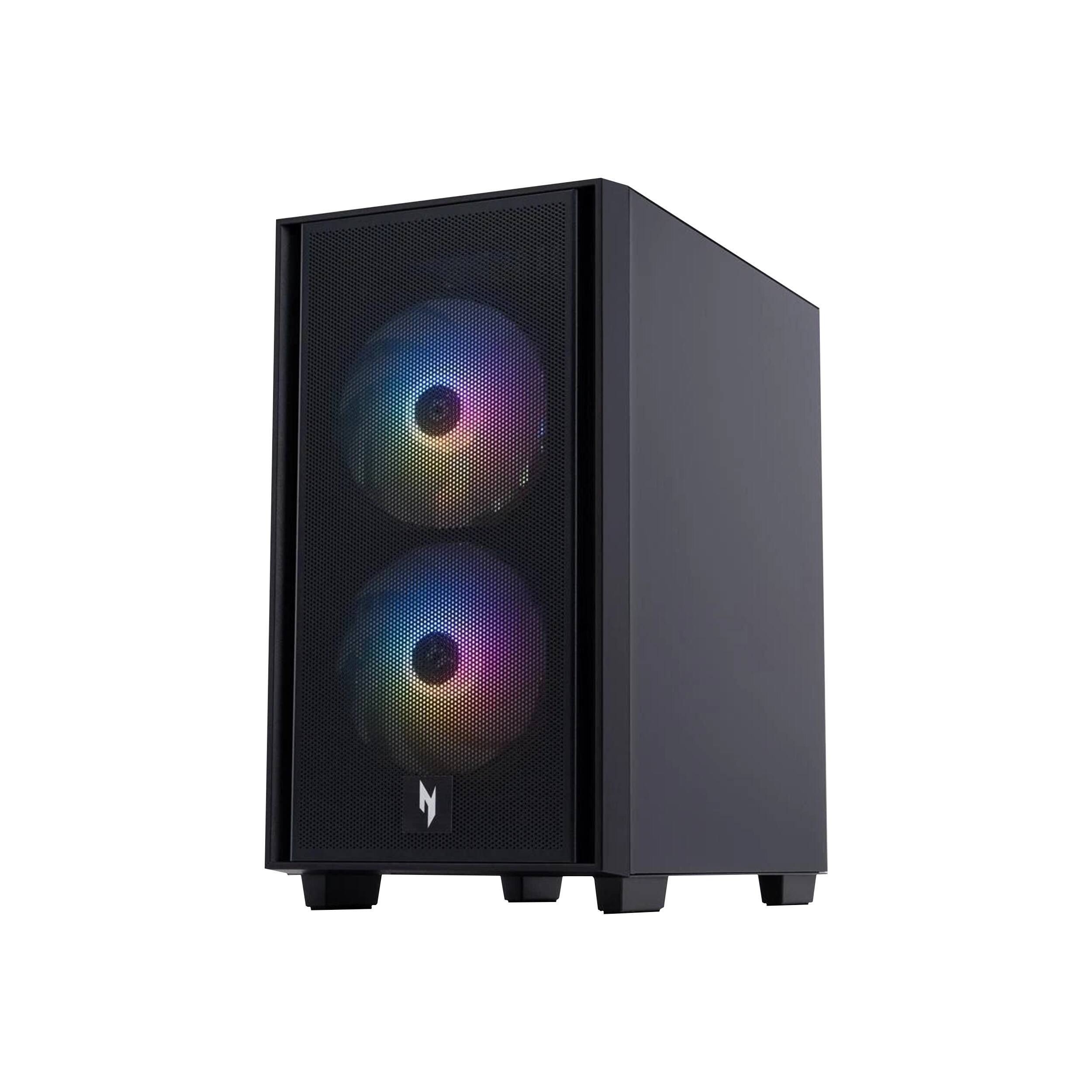 Alt View 3. Acer - Acer Nitro 60 Gaming Desktop, Intel Core i5-14400F,32GB RAM,2TB SSD,NVIDIA GeForce RTX 5060,Win 11 Pro,Black - Black.