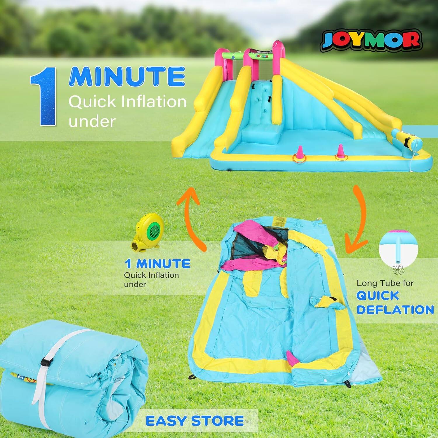 1 MINUTE Quick Inflation under

1 MINUTE Quick Inflation under

Long Tube for QUICK DEFLATION

EASY STORE