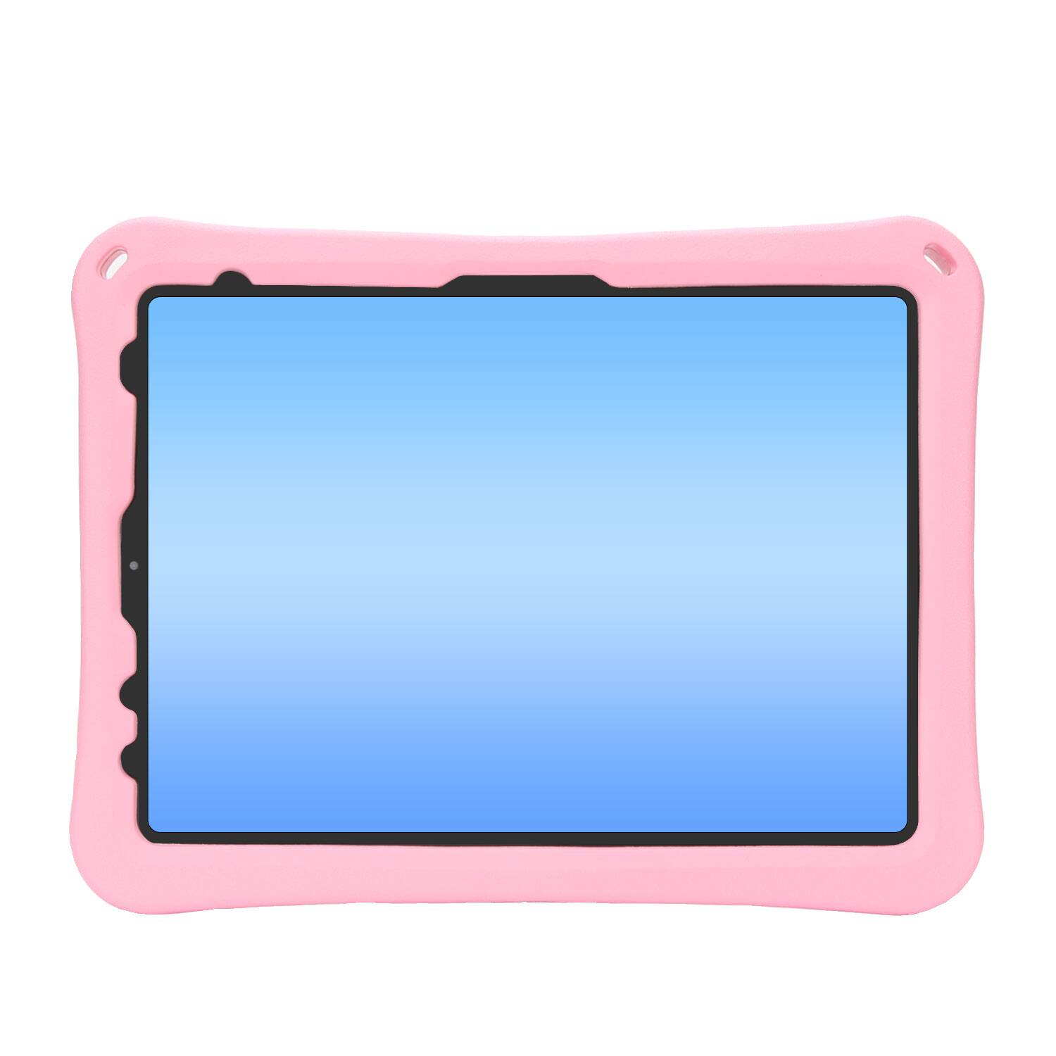 Alt View 1. Dteck - for Apple iPad Air (M4) 11" 2026/(M3) 2025/(M2) 2024 Rugged Case,Shockproof Heavy Duty EVA Cover with Rotating Stand - Pink.