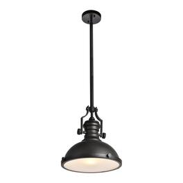 Living District - Eamon Collection Pendant D13 H13.3 Lt:1 Oil rubbed bronze Finish - Oil-Rubbed Bronze