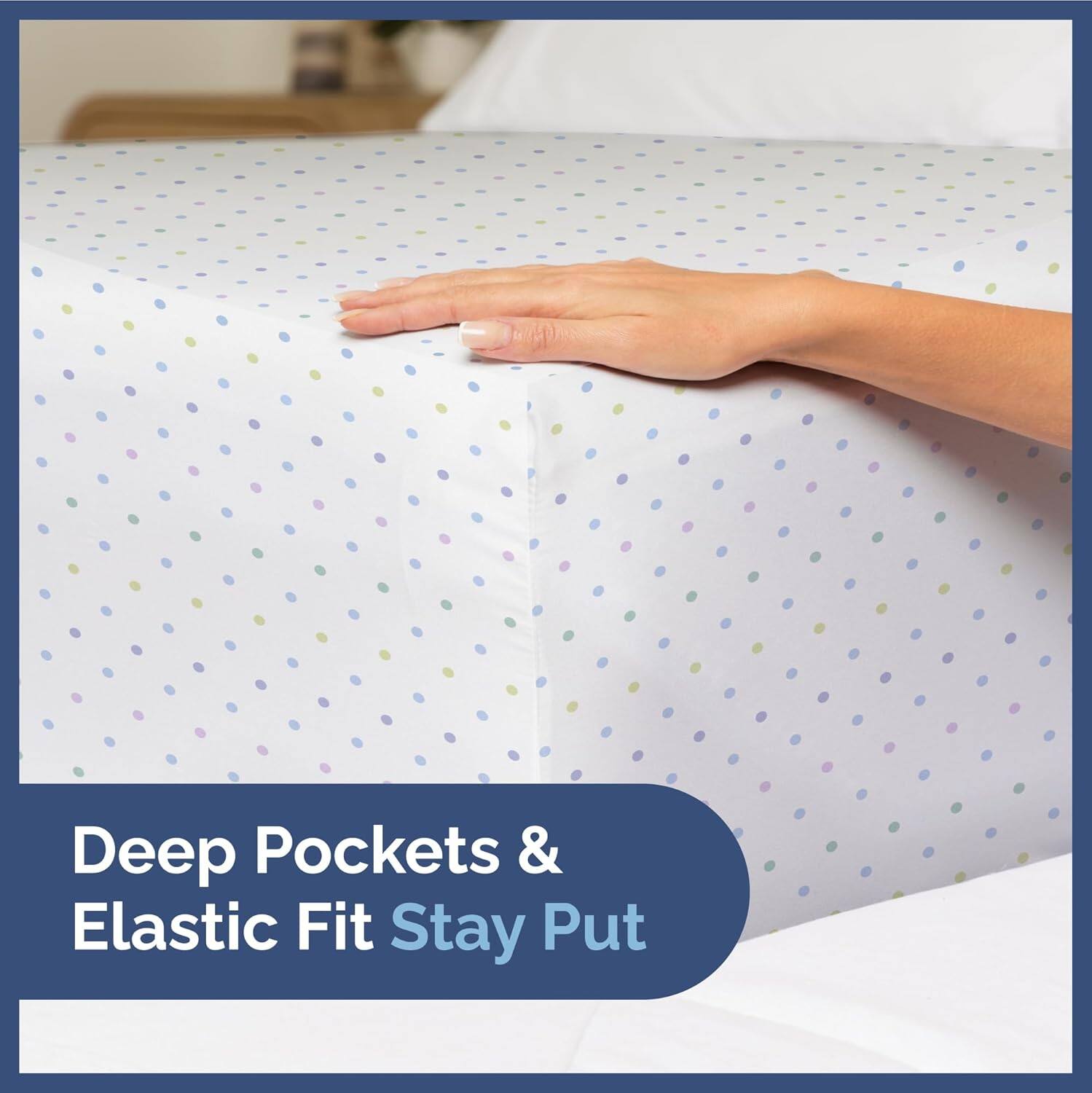 Deep Pockets & Elastic Fit Stay Put