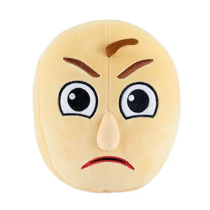 Front. tokidoki - Frenemies DoughMigos 8 Inch Plush | Baldi - Beige.