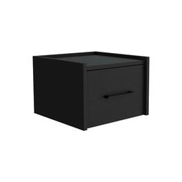 TuHome - Boa Floating Nightstand MDF - Black