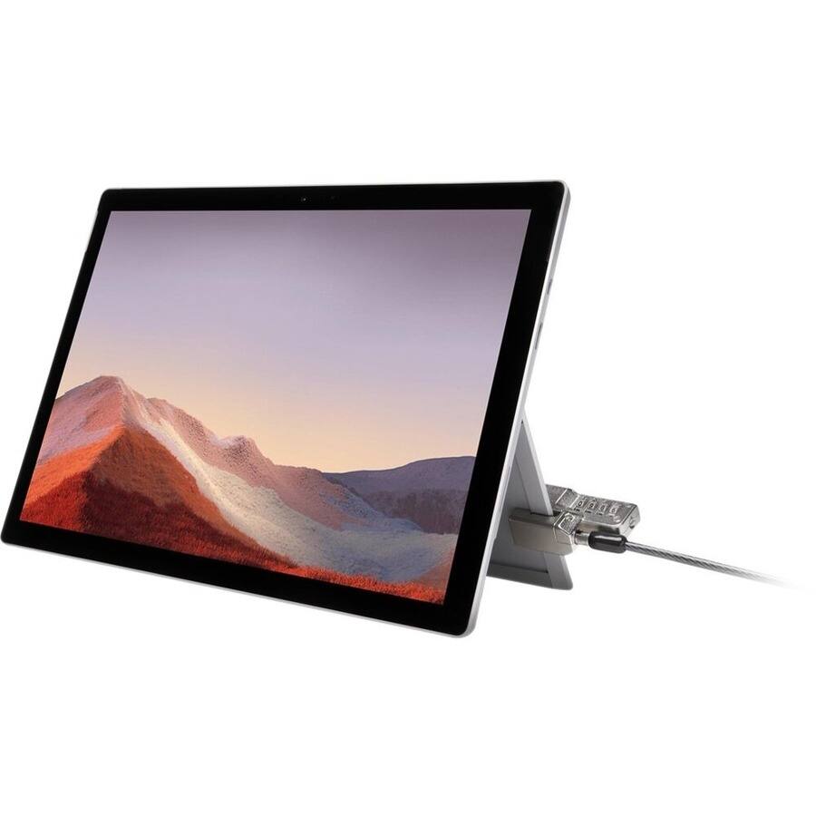 Alt View 5. Kensington - Kensington Combination Lock for Surface Pro and Surface Go - Serialized - 6 ft Cable - Serialized - Combination Lock.