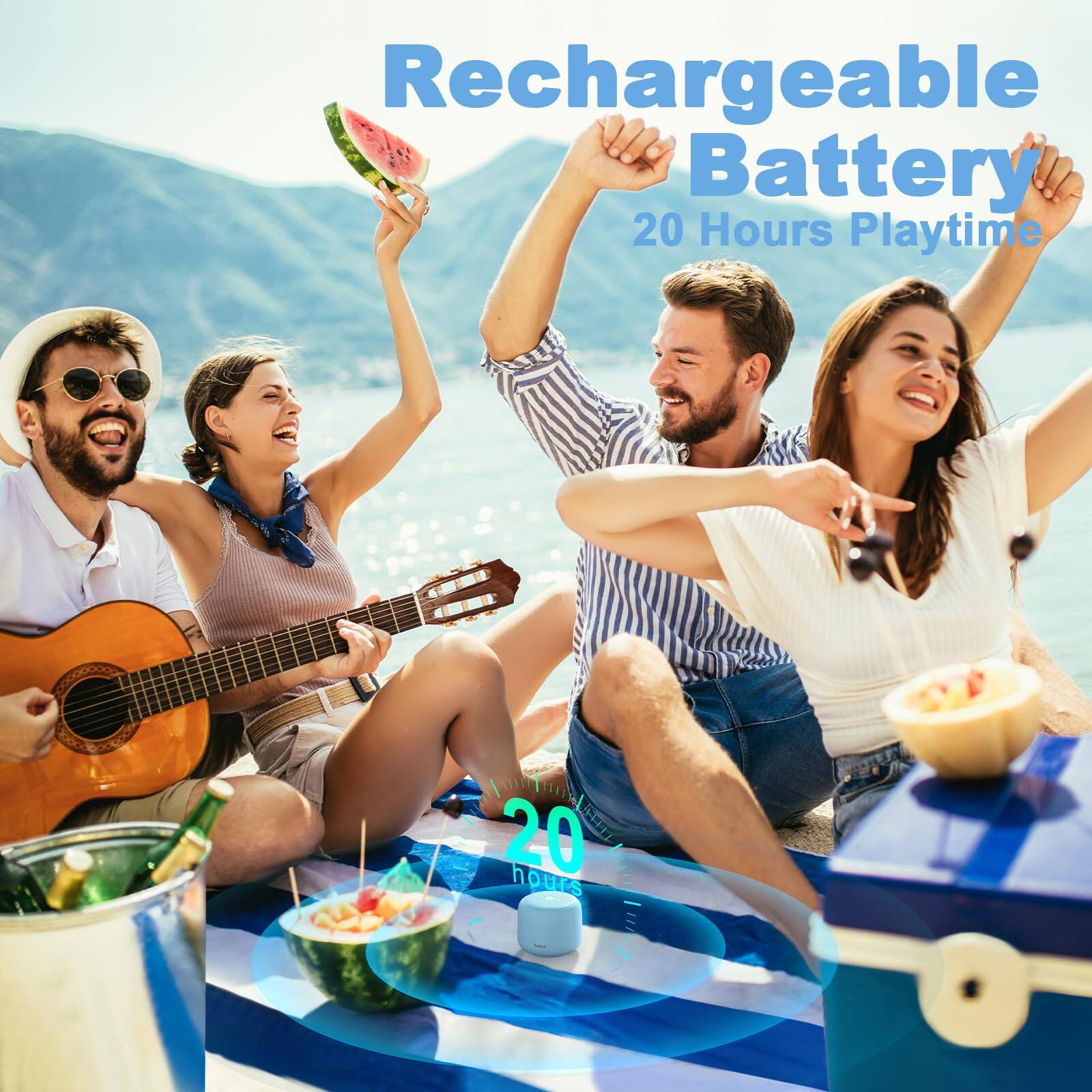 Rechargeable Battery  
20 Hours Playtime