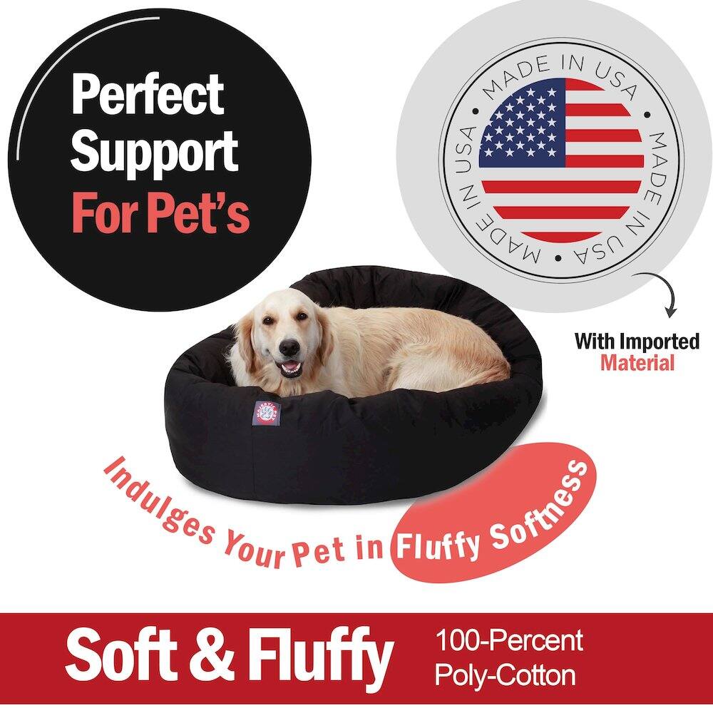 Perfect Support For Pet's

MADE IN USA

With Imported Material

Indulges Your Pet in Fluffy Softness

Soft & Fluffy

100-Percent Poly-Cotton