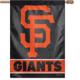 WinCraft - San Francisco Giants 28" x 40" Wordmark Single-Sided Vertical Banner - Multicolor