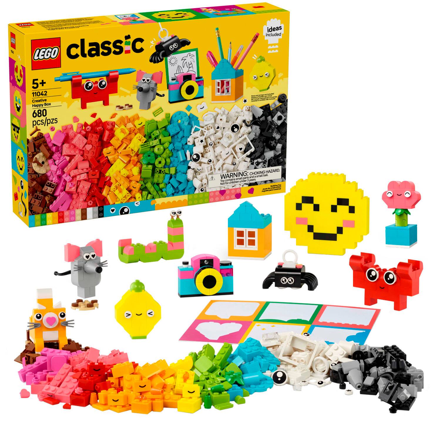 LEGO - Classic Creative Happy Box Building Toy Set 11042