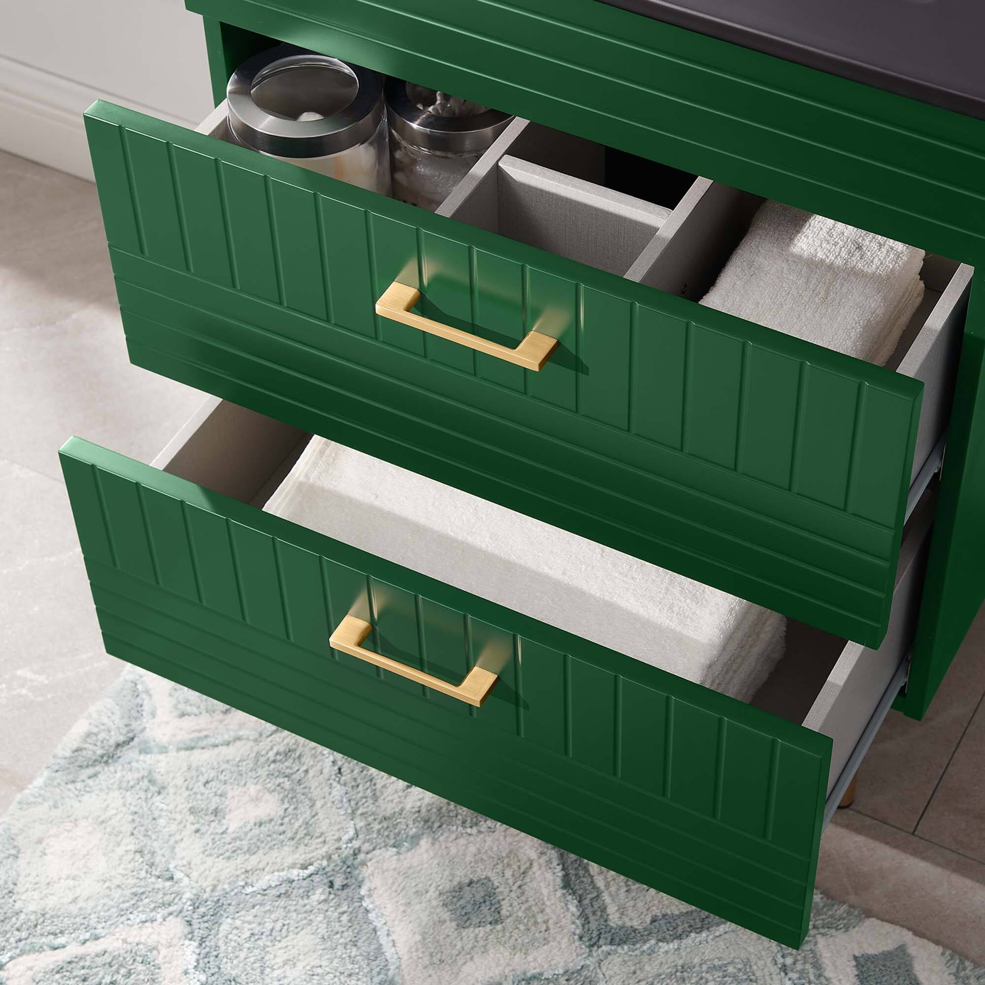 Back. Modway - Daybreak Bathroom Vanity Basin Included by Modway - Green Black.