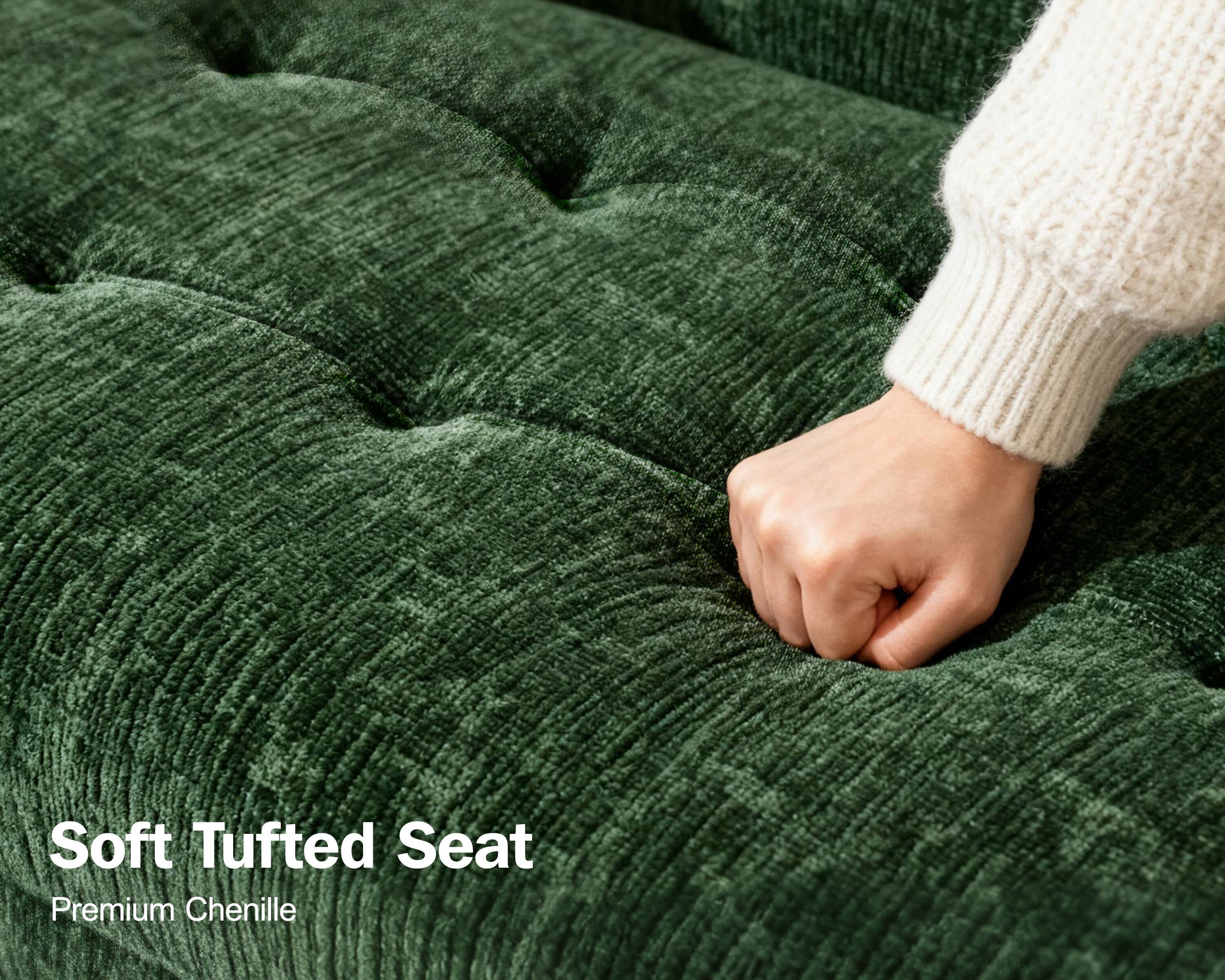 Soft Tufted Seat  
Premium Chenille