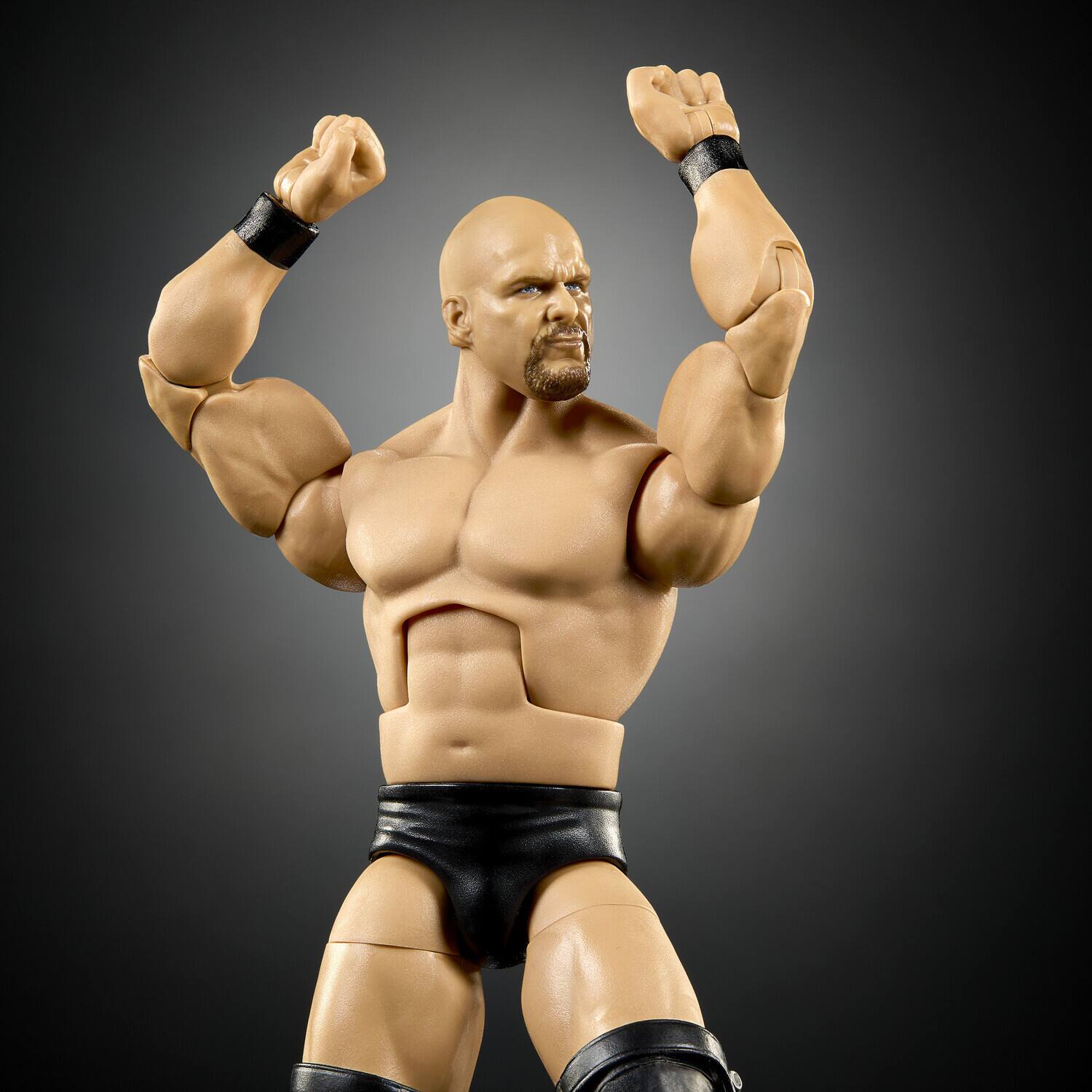 Alt View 4. Mattel - WWE Elite Collection 6" Summerslam Stone Cold Steve Austin Action Figure with Jesse Ventura - COLLECTIBLES - Multicolor.