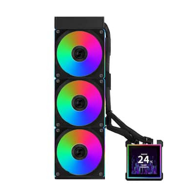 Lian Li Hydroshift II LCD S 360 CL HS2LCDS36CB CPU Cooler 360mm Lian Li Hydroshift II LCD S 360 CL HS2LCDS36CB CPU Cooler 360mm