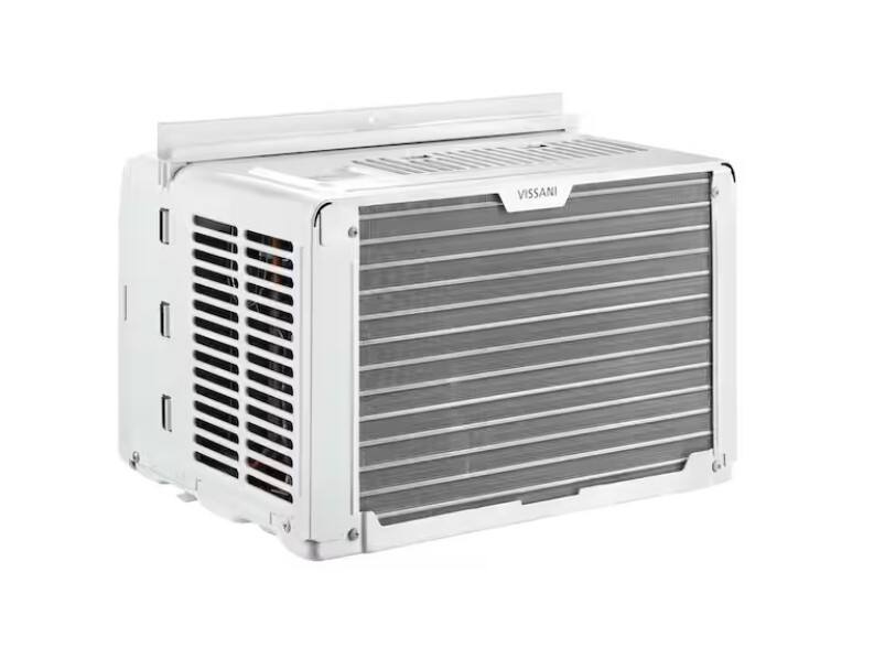 Alt View 3. Vissani - VISSANI 6,000 BTU 115-VOLT WINDOW AIR CONDITIONER - WHITE.
