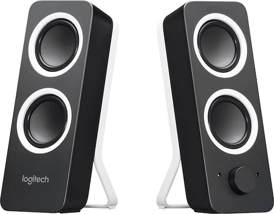 Logitech Z200 2.0 Channel Computer Speaker System, Black Open Box – DF  Computer Centre - (ZTE service Centre)