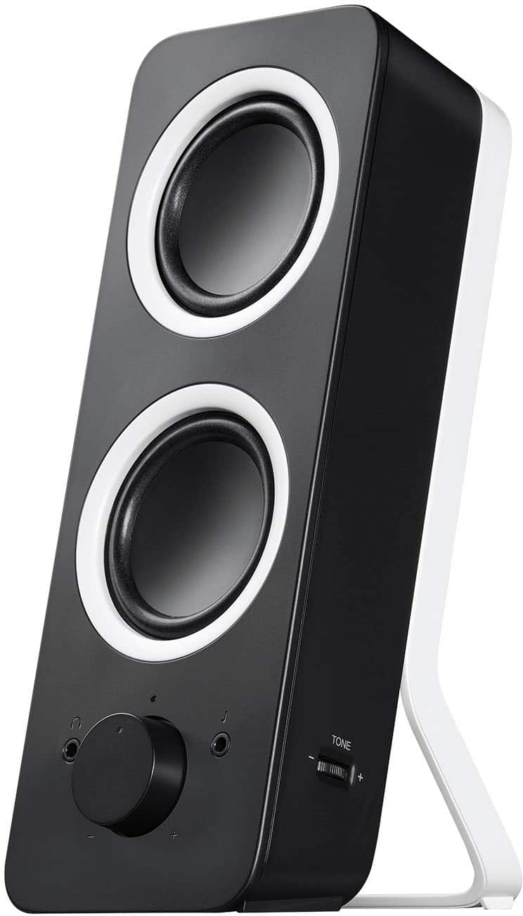 Alt View 11. Logitech - Z200 2.0 Multimedia Speakers with Stereo Sound (2-Piece) - Black.