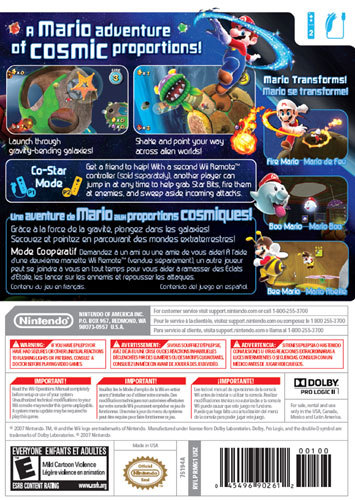Nintendo Selects: Super Mario Galaxy Nintendo Wii TEST MARKET - Best Buy