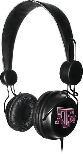 Front Standard. Tribeca - Texas A&M Aggies Headphones with Built-In Microphone.