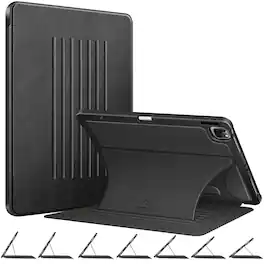 Kitcheniva - Durable Protective Case For iPad Pro 12.9 Inch 6th 2022 5th 4th 3rd Gen - Black