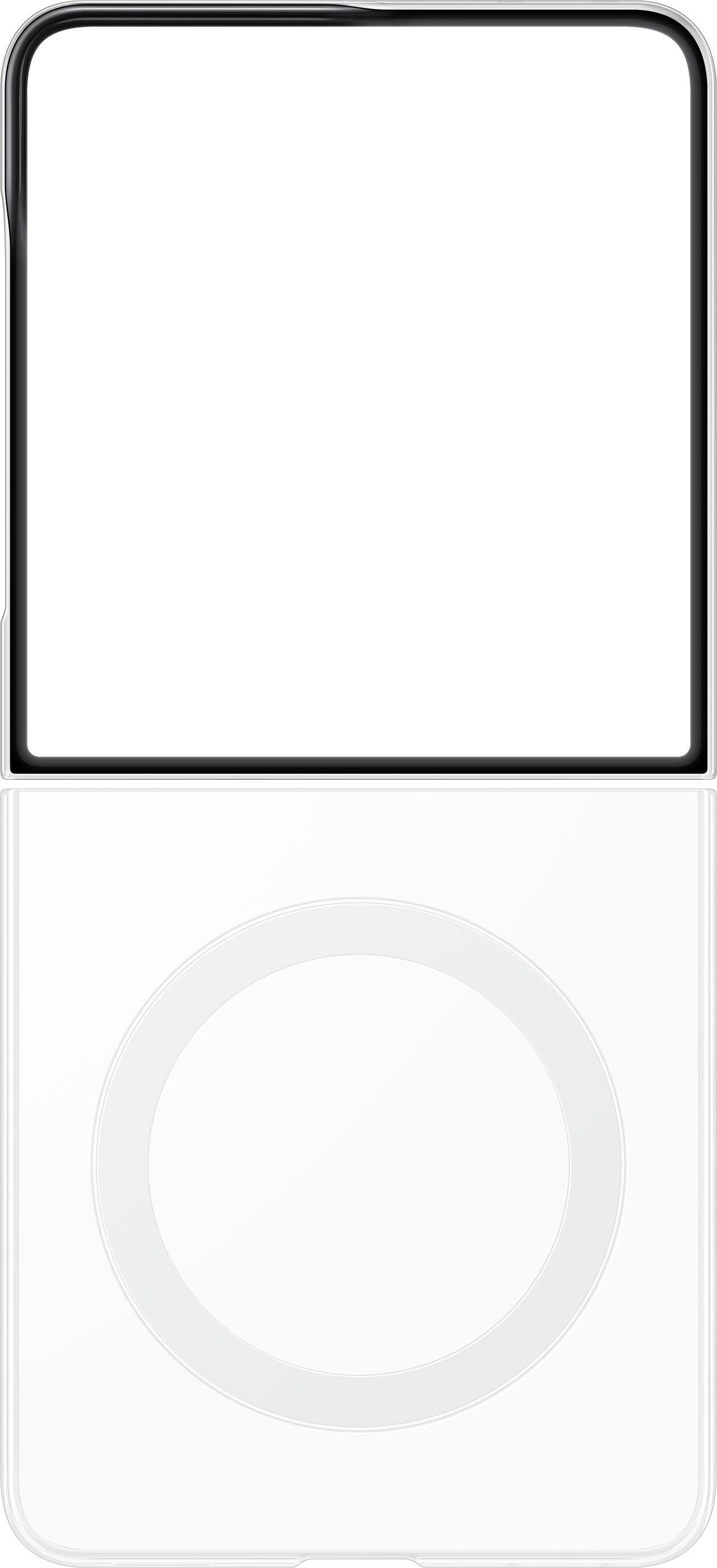 Alt View 4. Samsung - Galaxy Z Flip8 Clear Magnet Case - Transparent.