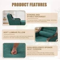 PRODUCT FEATURES

- STRONG AND STABLE BACKREST
  The backrest adopts a stable structure design, with strong support and is not prone to deformation.

- SOFT LUMBAR PILLOW
  The built-in lumbar pillow has a soft touch and relieves the pressure on the waist and lumbar by pressing the waist.

- HIGH-RESILIENCE SPONGE SEAT CUSHION
  The seat cushion is filled with high-resilience sponge, making it comfortable to sit on after prolonged sitting.