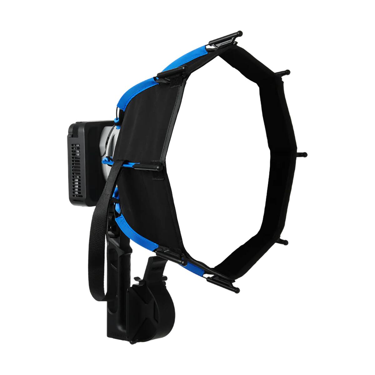 Alt View 5. Amaran - amaran Ray 120c RGB Full-Color Point-Source COB LED Video Light Bundle with 7" Reflector and Mini Fresnel.