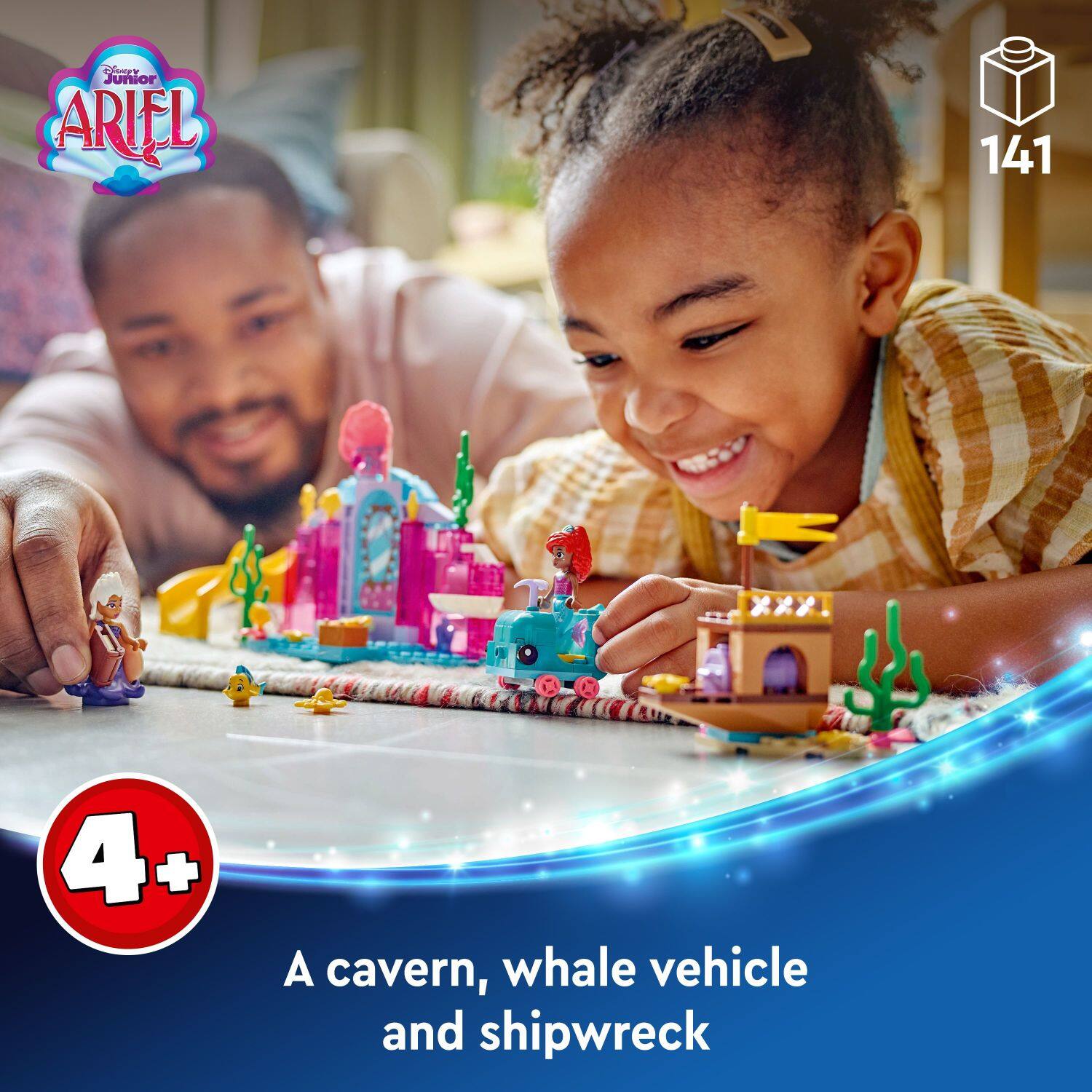 Disney Junior Ariel 141 4+ A cavern, whale vehicle and shipwreck