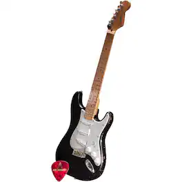 Axe Heaven - Musical Instrument Ornament - Black/White//Wooden