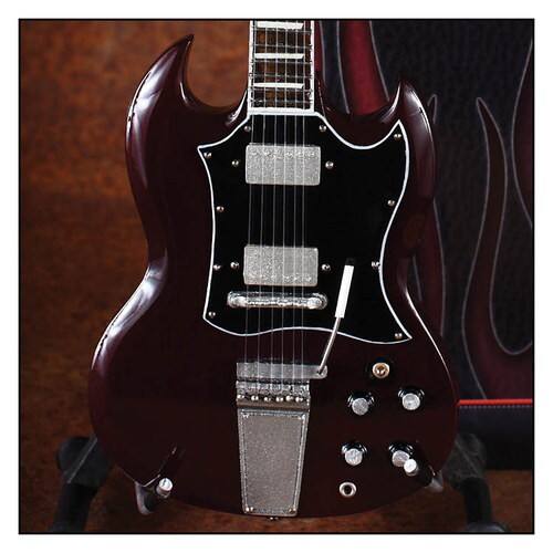 Art & Collectibles ACDC Angus Young - Miniature Guitar Replica with ...