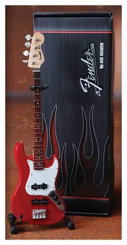 Axe Heaven - Fender® Jazz Bass® Officially Licensed Miniature Guitar Replica - Classic Red price history on PriceWatchPro