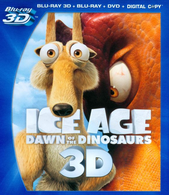  Ice Age 3: Dawn of the Dinosaurs [4 Discs] [Includes Digital Copy] [3D] [Blu-ray/DVD] [Blu-ray/Blu-ray 3D/DVD] [2009]
