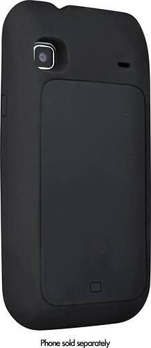 Back Standard. Xpal Power - PowerSkin Case for Samsung Galaxy S, i9000, i9003, 4G and Vibrant Mobile Phones - Black.