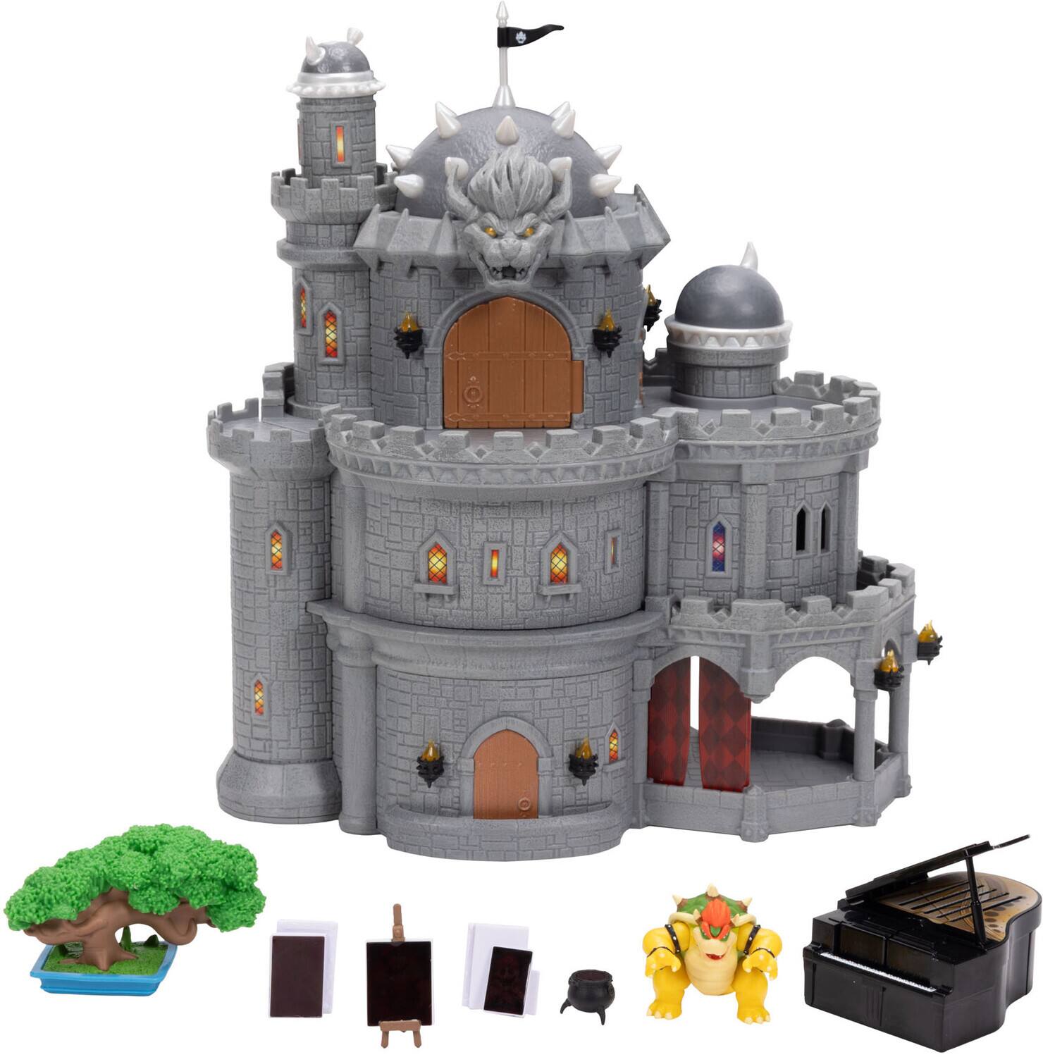 Alt View 4. Jakks Pacific - Super Mario Galaxy Movie - Deluxe Bowser Castle Playset   - COLLECTIBLES - Multicolor.