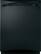 Front Standard. GE - Profile 24" Tall Tub Built-In Dishwasher - Black.