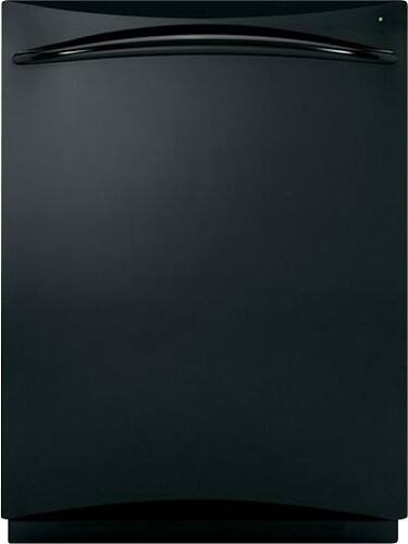 Front Standard. GE - 24" Profile Tall Tub Built-In Dishwasher - Black.