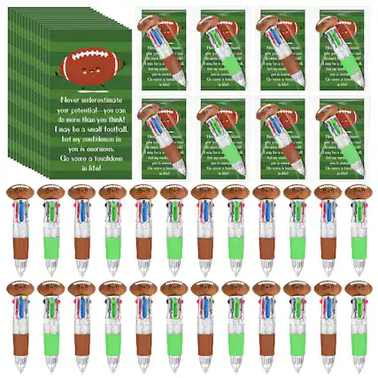 Never underestimate your potential—you can do more than you think!
I may be a small football, but my confidence in you is enormous.
Go score a touchdown in life!