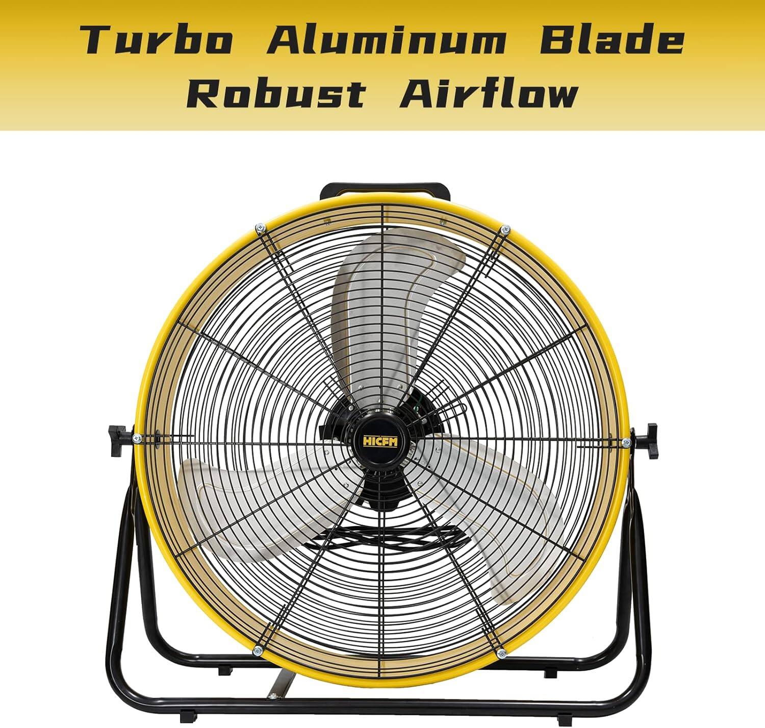 Turbo Aluminum Blade  
Robust Airflow  
HICEM