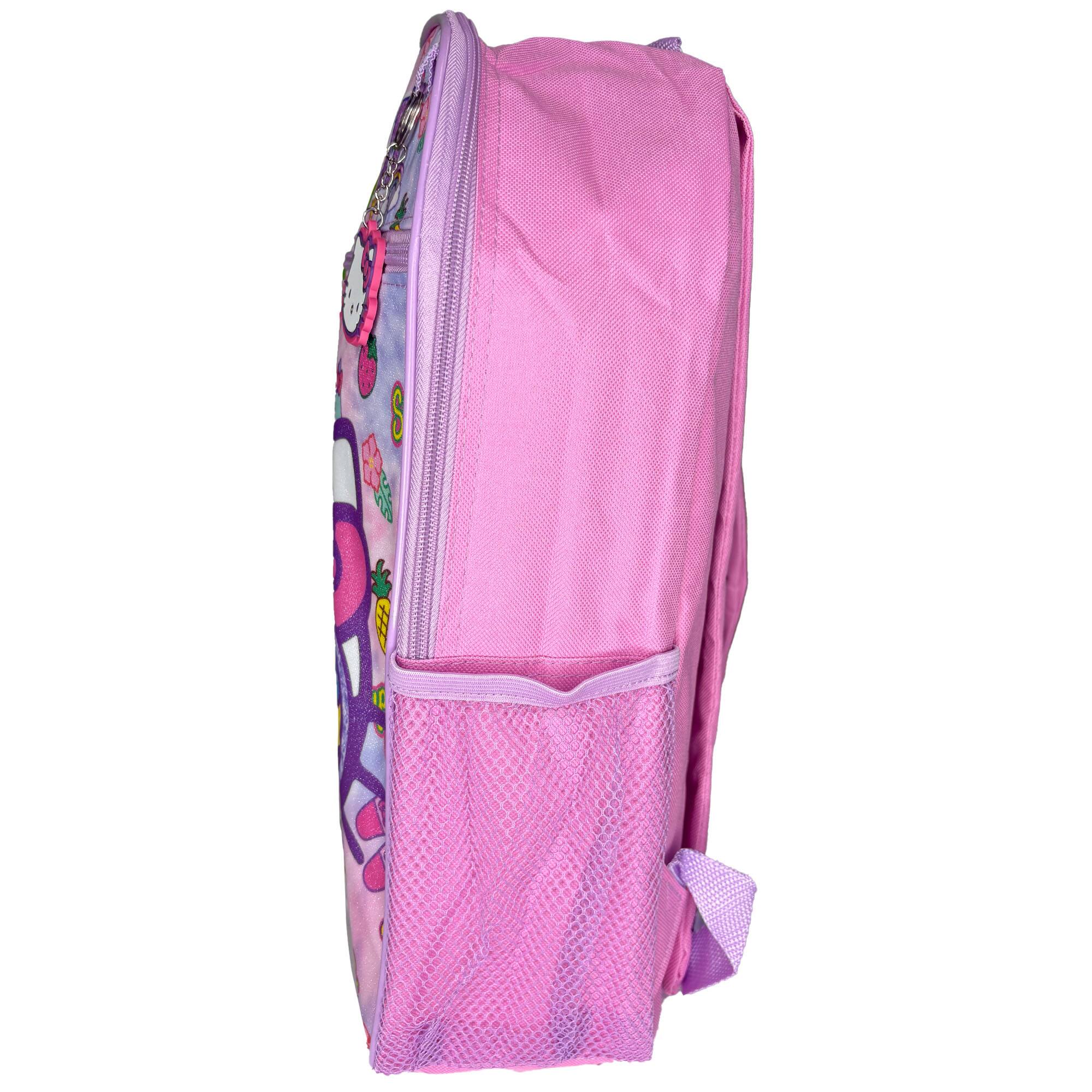 Alt View 4. Hello Kitty - Hello Kitty 16" 4pc Backpack Set with Lunch Kit, Key Chain & Carabiner - Assorted Pre-Pack.