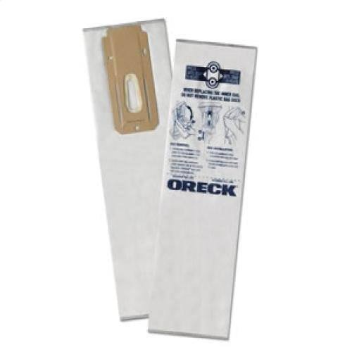 Left. Oreck - Vacuum Bags Part #AK1CC6H 8 Pack.