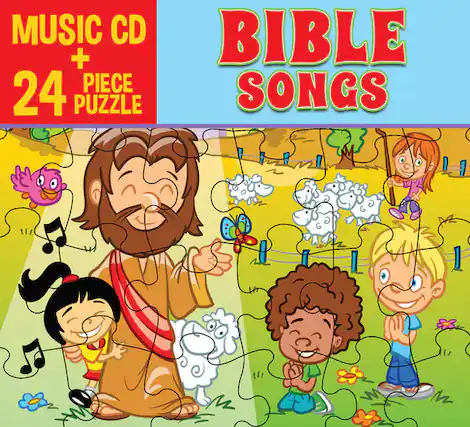 MUSIC CD + 24 PIECE PUZZLE
BIBLE SONGS