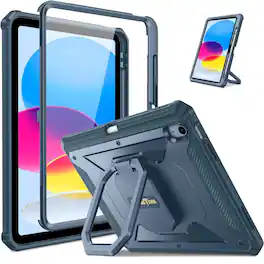 Kitcheniva - Tuatara Rotating Case For iPad A16 11th Gen 11 Inch 2025 And iPad 10th - Navy