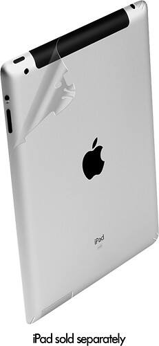 Front Standard. Wrapsol - Back Protector for Apple® iPad® 2 - Clear.