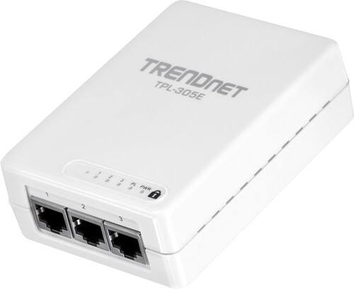 Angle Standard. TRENDnet - Powerline 3-Port 10/100 Mbps Network A/V Adapter.