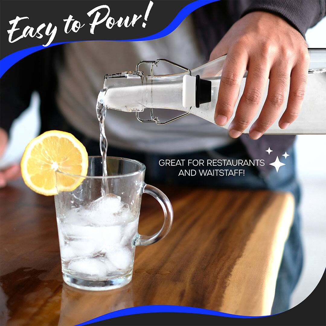 Easy to Pour!  
GREAT FOR RESTAURANTS AND WAITSTAFF!