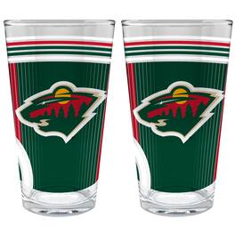 Great American Products - Minnesota Wild Two-Piece 16oz. Pint Glass Set - Multicolor
