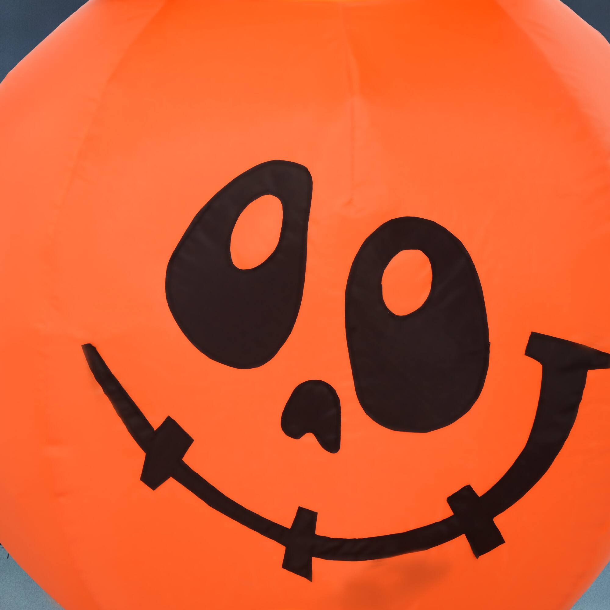 Alt View 8. Homcom - 5ft Inflatable Halloween Decoration Ghost and Pumpkin, Blow Up Outdoor LED Yard Display, Waterproof - orange.