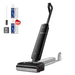 Dreame - Aero Kit All-in-1 vacuum mop, 0 hair residue, one-press self-clean, 180° lie-flat, 1 more cleaner