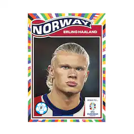 Topps - Road to UEFA EURO 2024 Living Set Card 3 | Erling Haaland