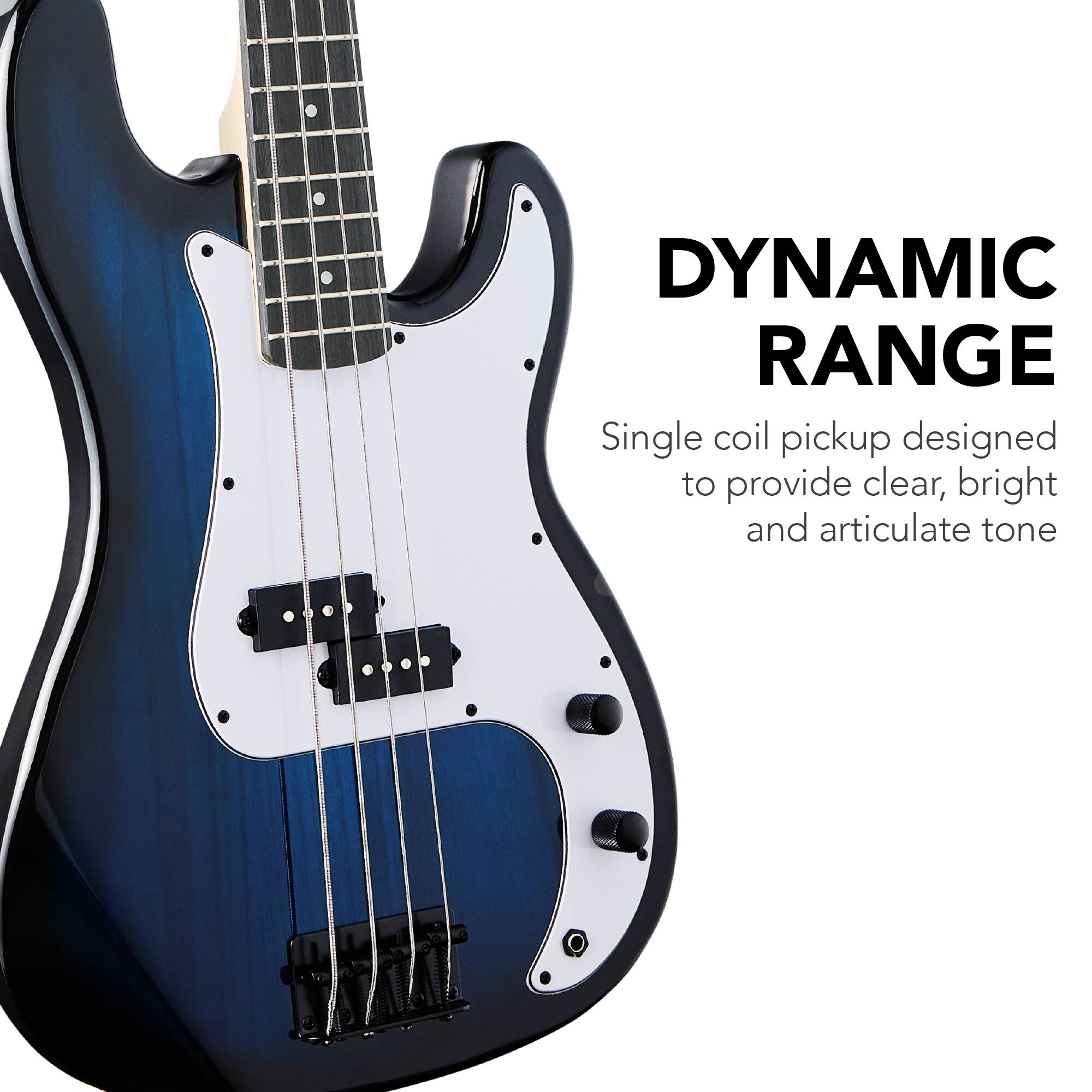 DYNAMIC RANGE

Single coil pickup designed to provide clear, bright and articulate tone